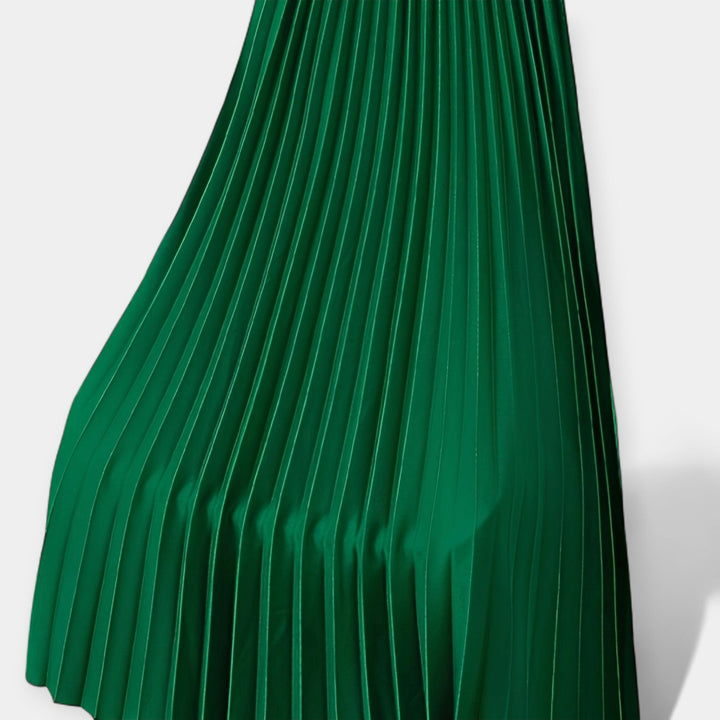 Odette | Satin Pleated Skirt