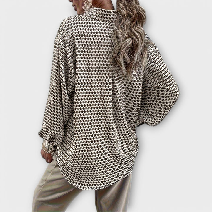 Ashley - Vintage Style Long Sleeve Blouse