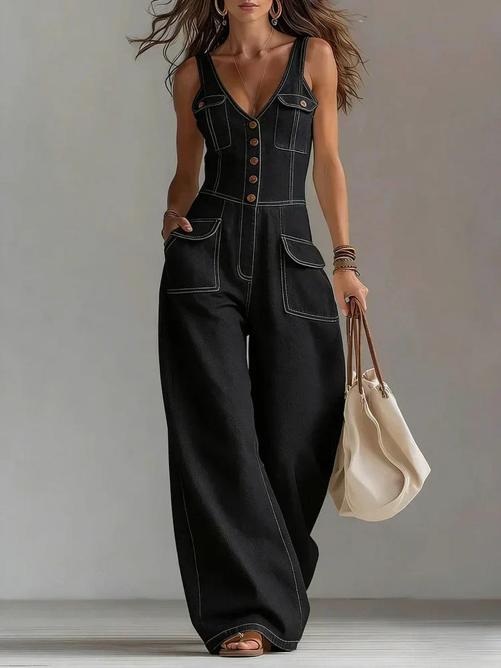 Precious | Octavie | Tuta in denim ampia