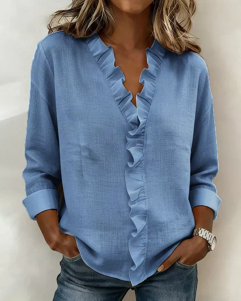 Martina - Ruffled Blouse