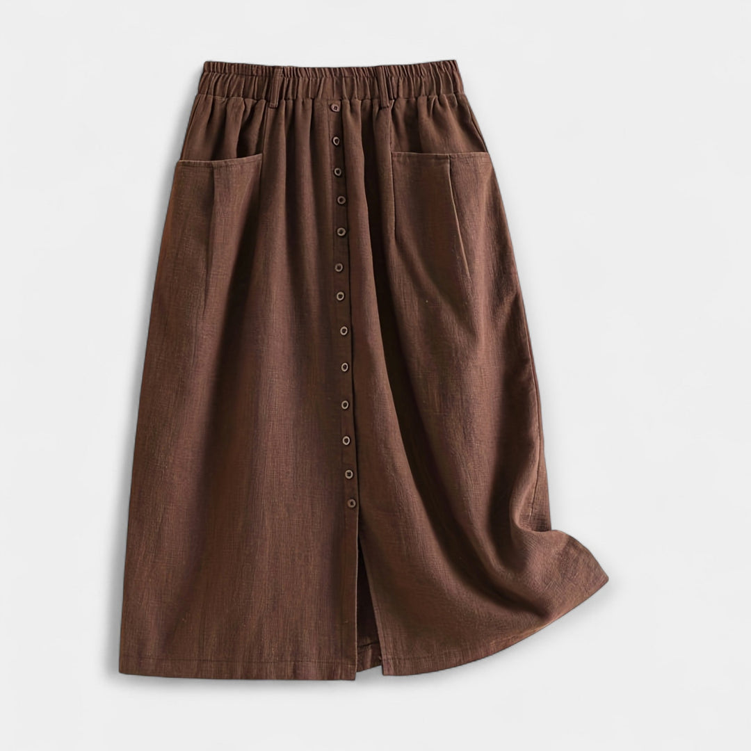 Nadia | Midi Skirt with Belt