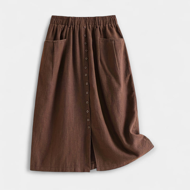 Nadia | Midi Skirt with Belt