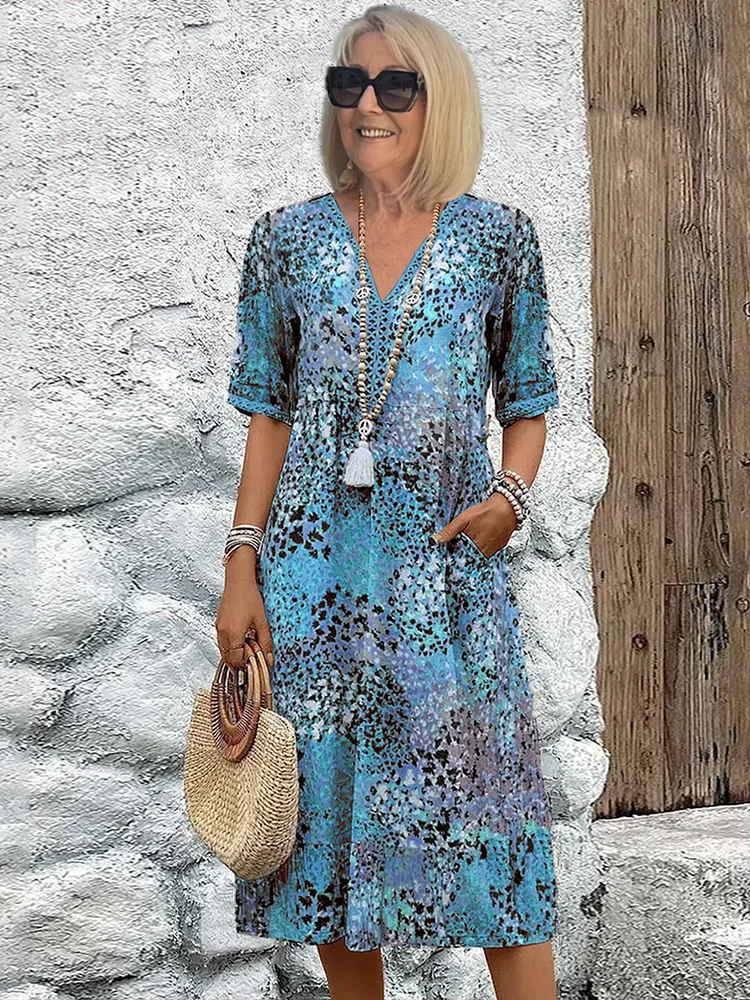 Kirsten | Vibrant Floral Wrap Midi Dress