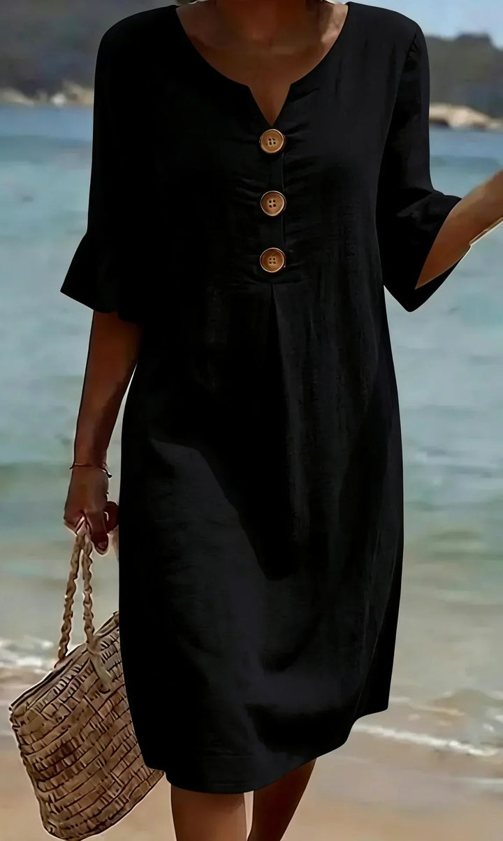 Chanté | Long Sleeve Textured Dress
