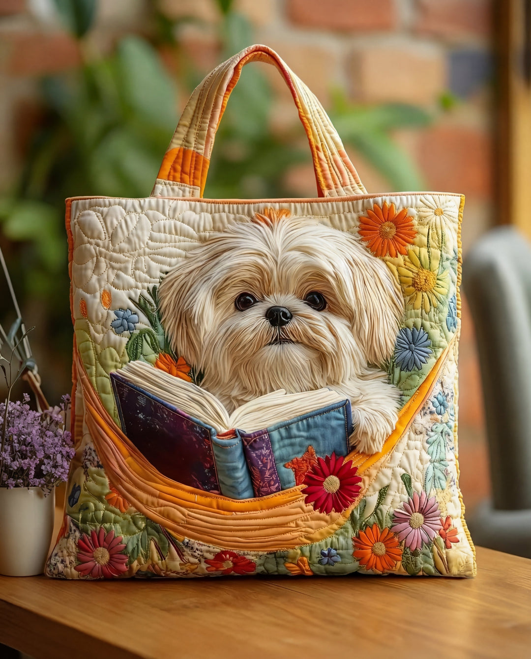 Shih Tzu & Flowers | Gentle Soul Bag