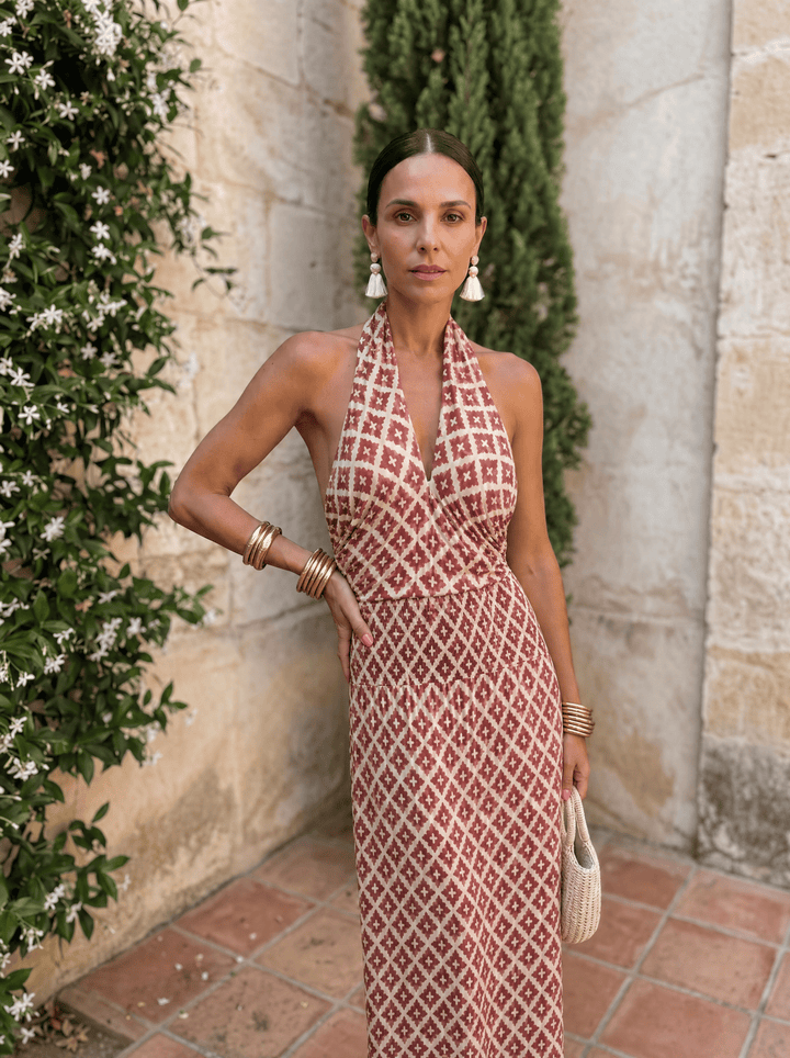 Marike | Elegant Dress with Off-Shoulder Design
