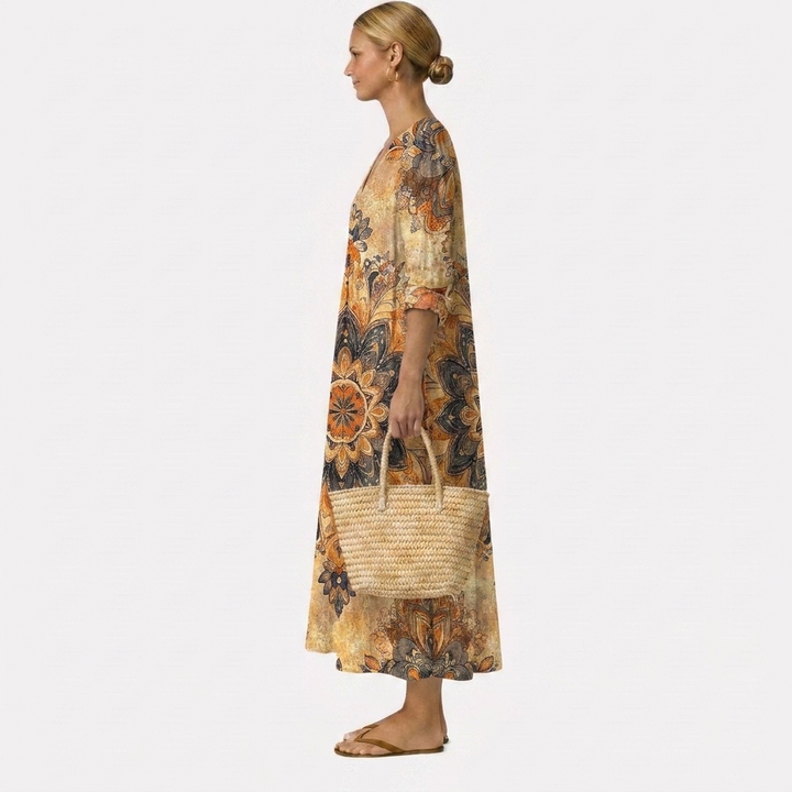 Precious | Floral Dress Natural Elegance