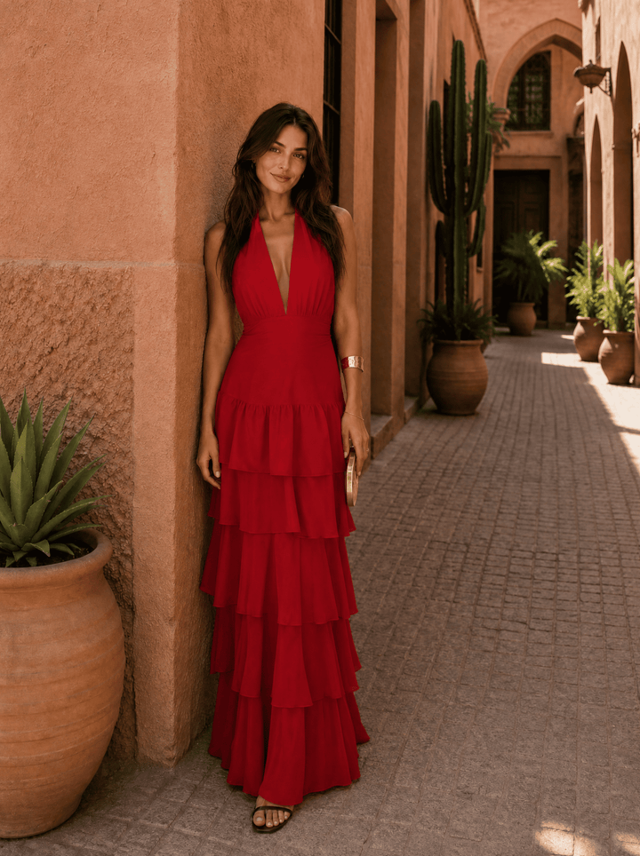 Kirsten | Dress in red