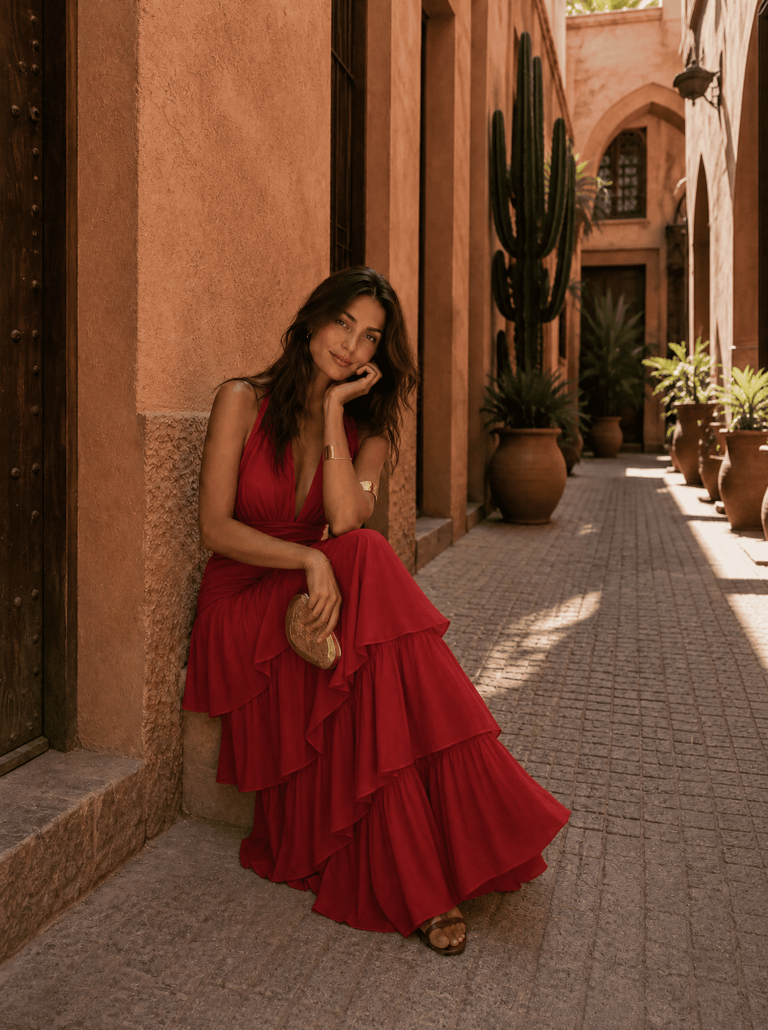 Kirsten | Dress in red