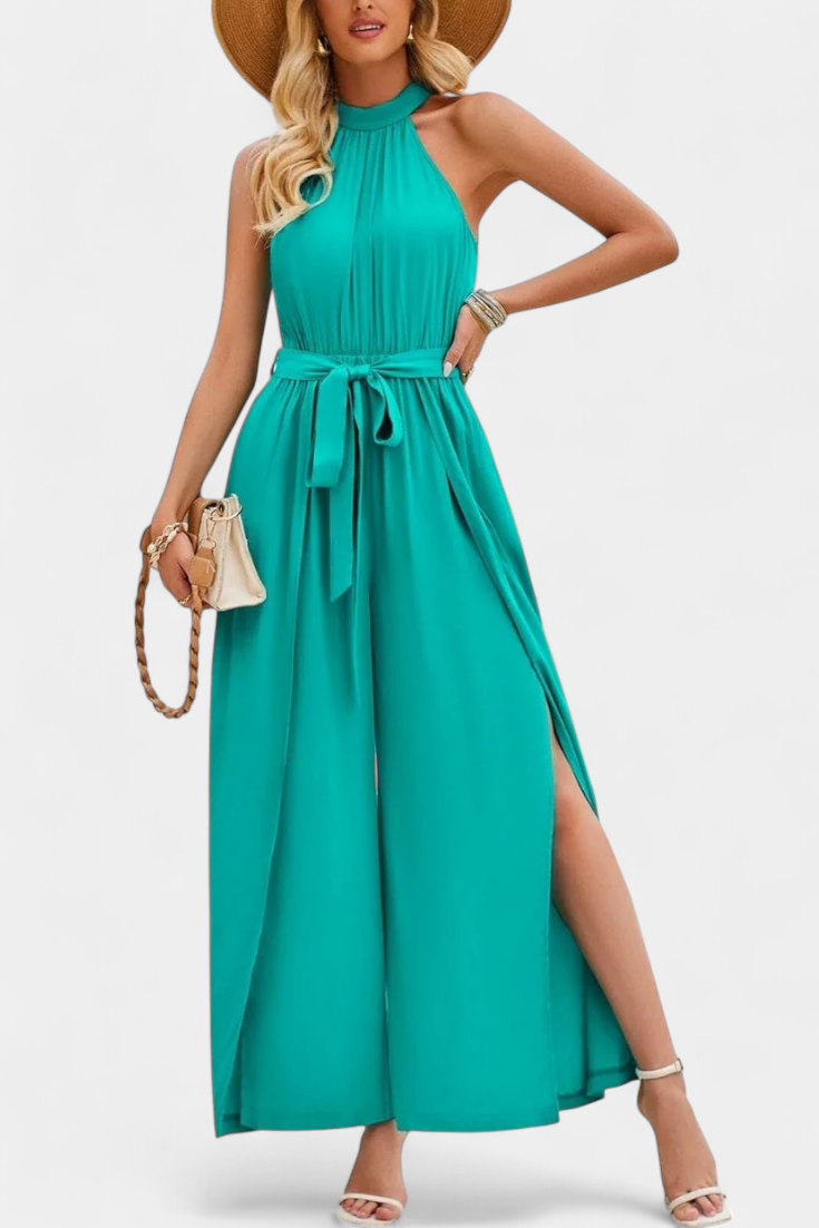 Asymmetrical | Mono Nyree with Cut-Out and Bow Sleeve