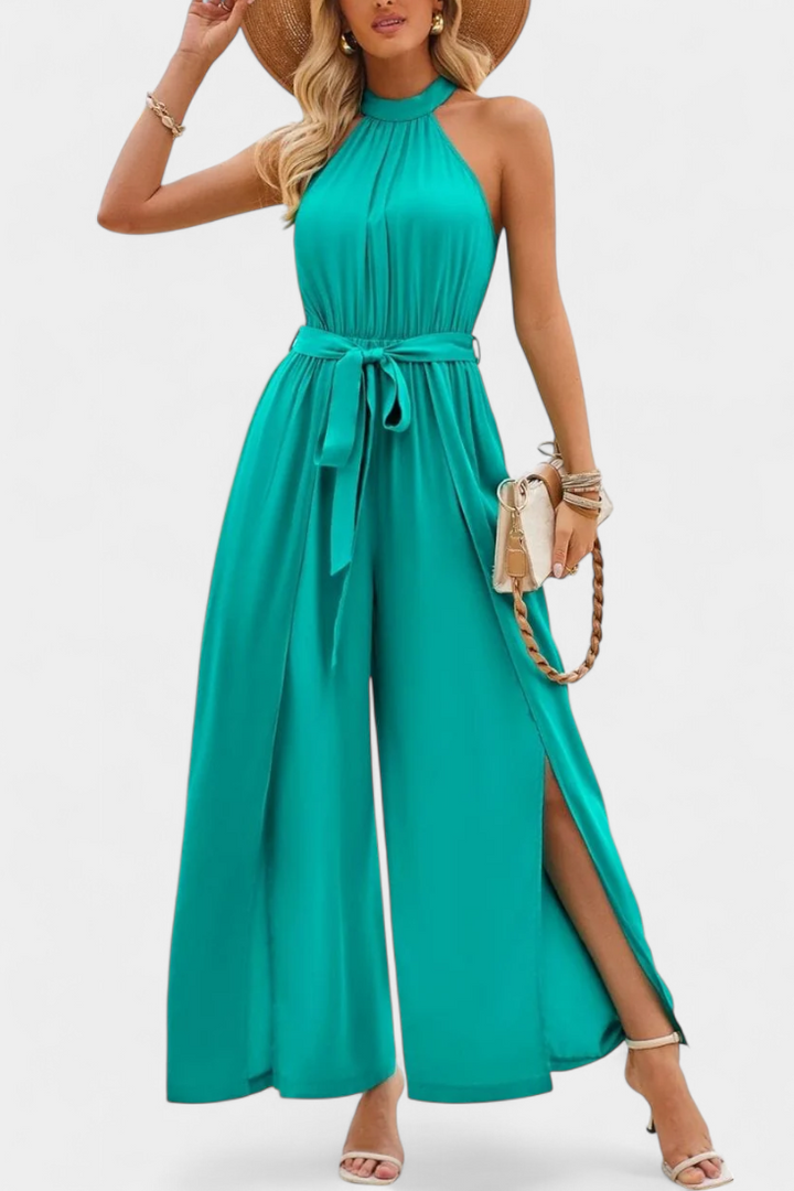 Asymmetrical | Mono Nyree with Cut-Out and Bow Sleeve