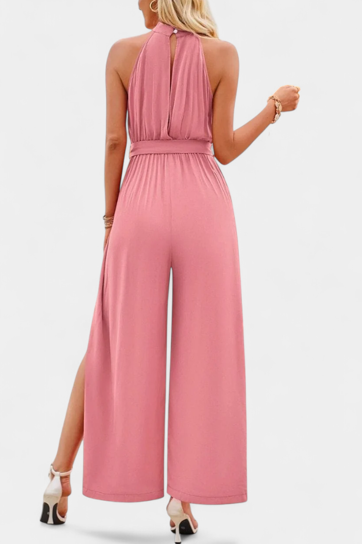 Asymmetrical | Mono Nyree with Cut-Out and Bow Sleeve