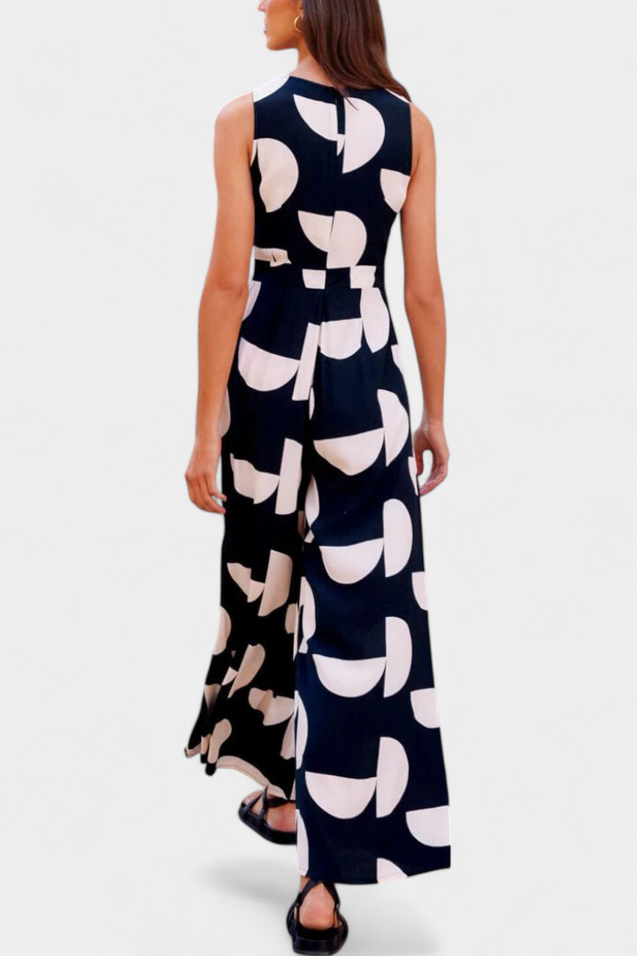 Brooke | Mono Jumpsuit with Fitted Waist and Wide Leg