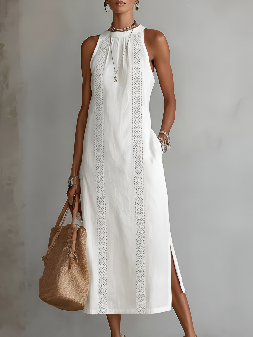 Jimena | Relaxed Embroidered Midi Dress