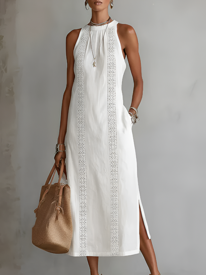 Jimena | Relaxed Embroidered Midi Dress