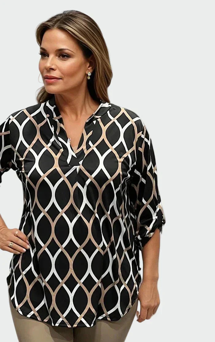 Long Sleeve Shirt with Elegant Design