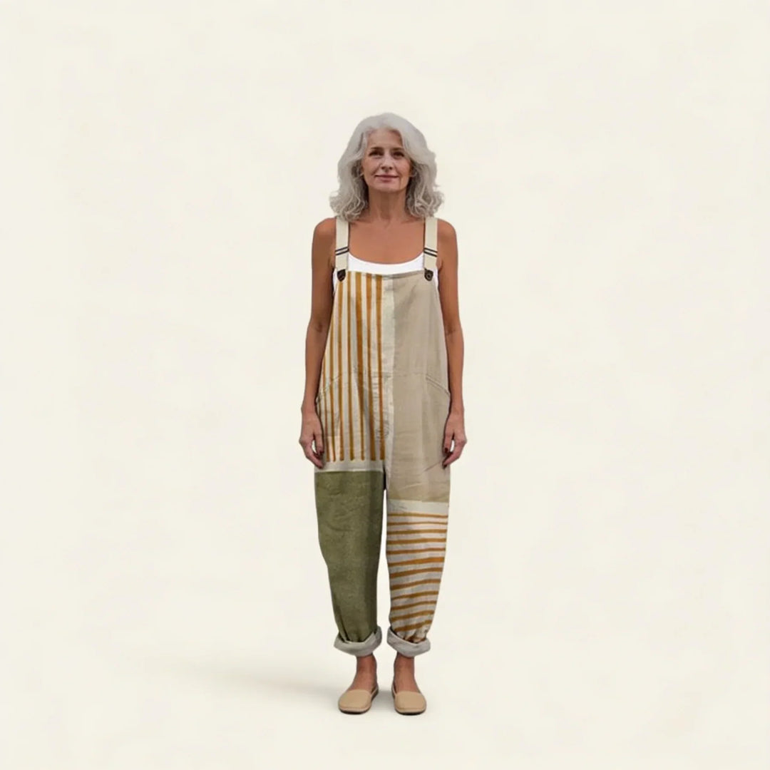 Cara | Comfortable Printed Work Jumpsuit
