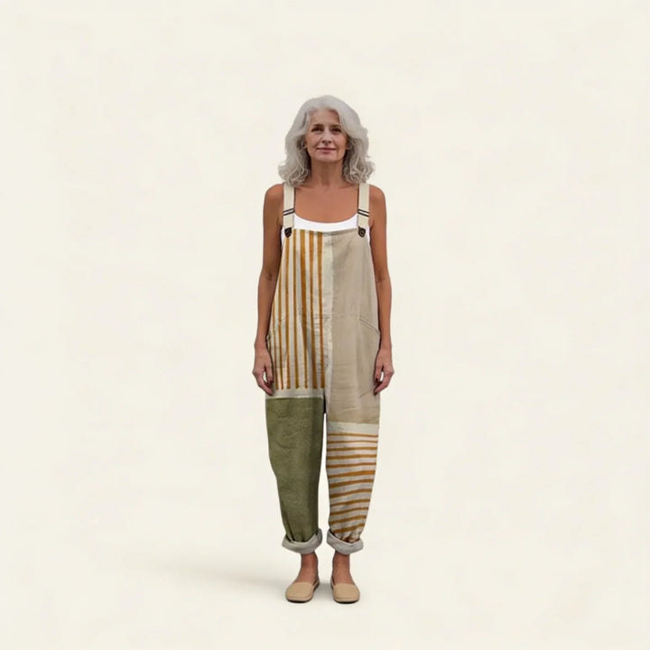 Cara | Comfortable Printed Work Jumpsuit
