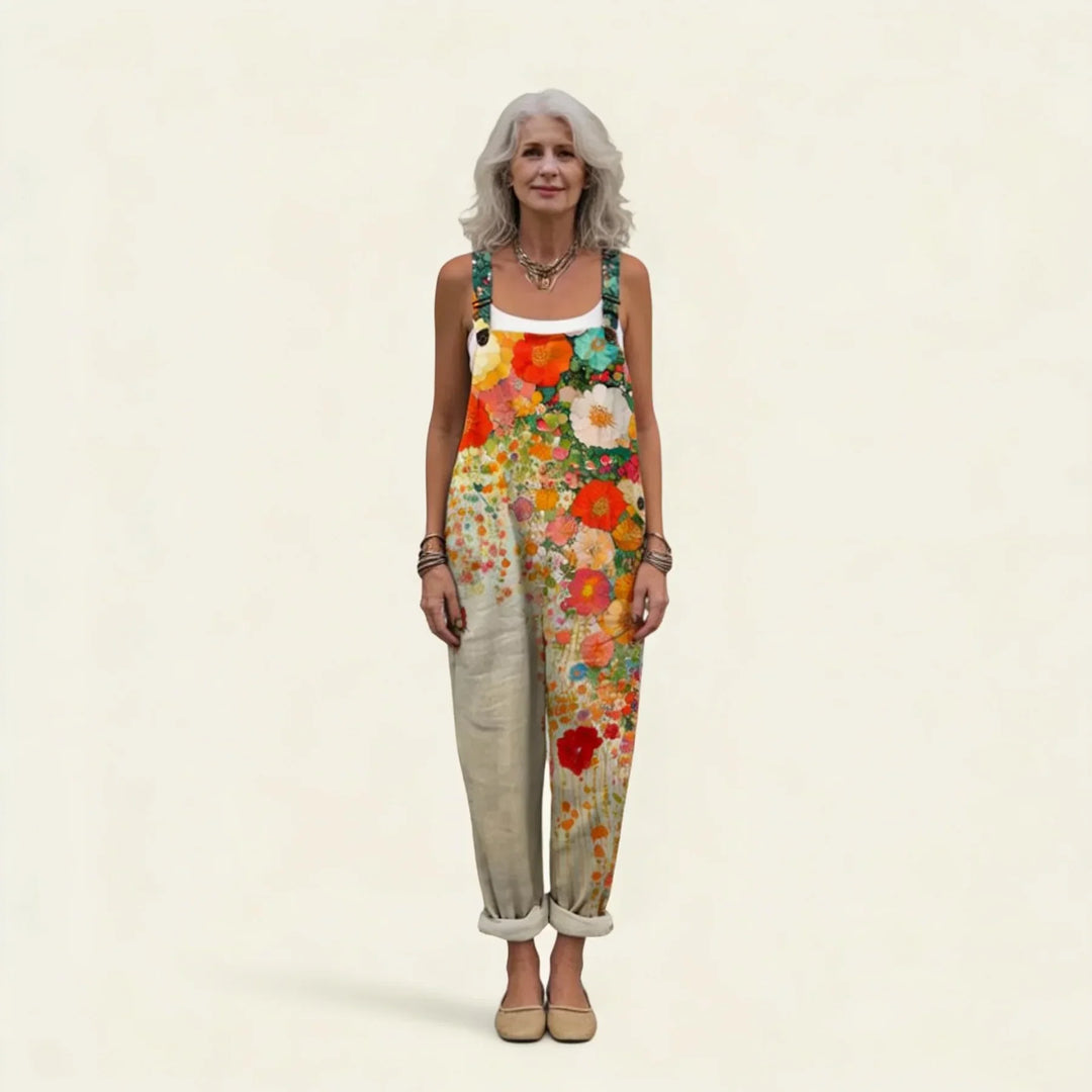 Storm | Comfortable Printed Work Jumpsuit