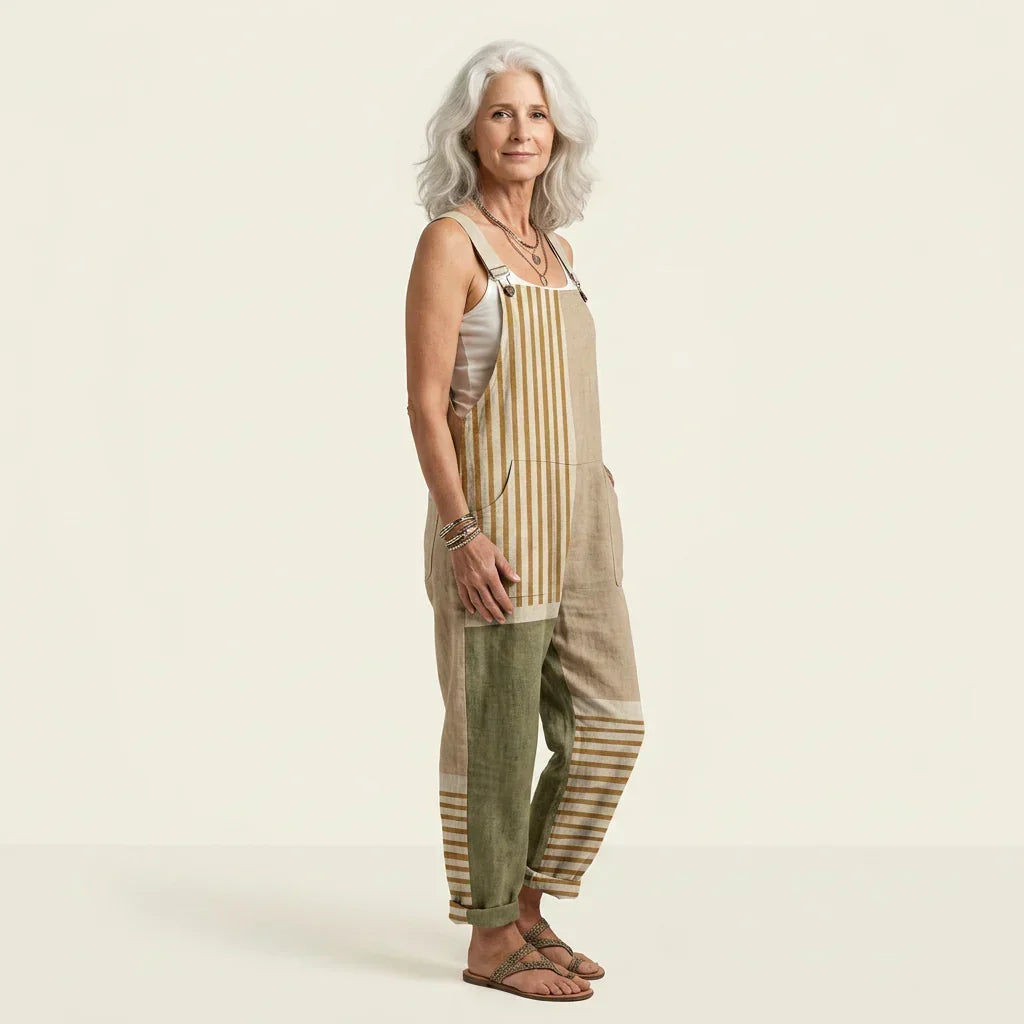Cara | Comfortable Printed Work Jumpsuit