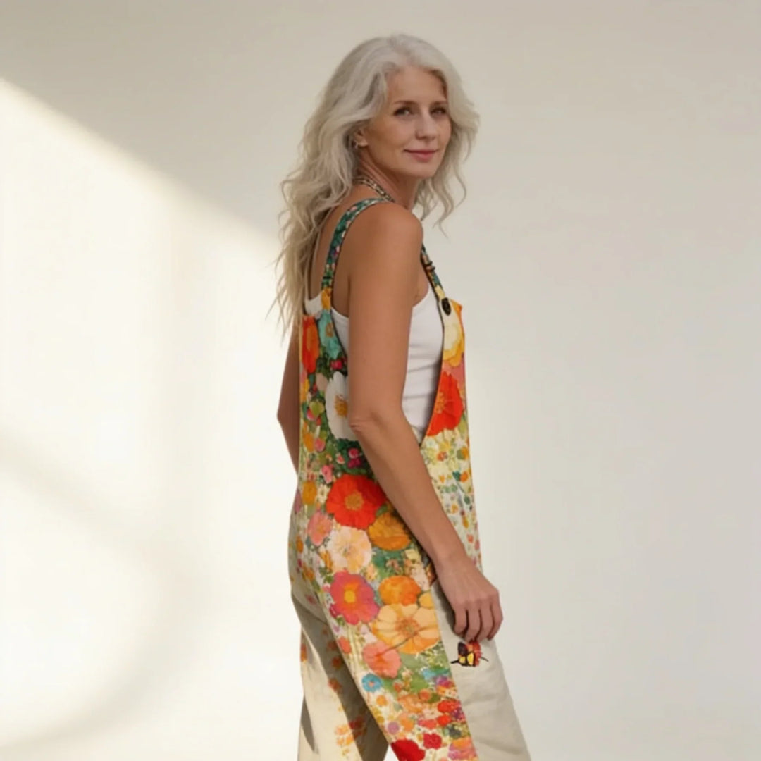 Storm | Comfortable Printed Work Jumpsuit