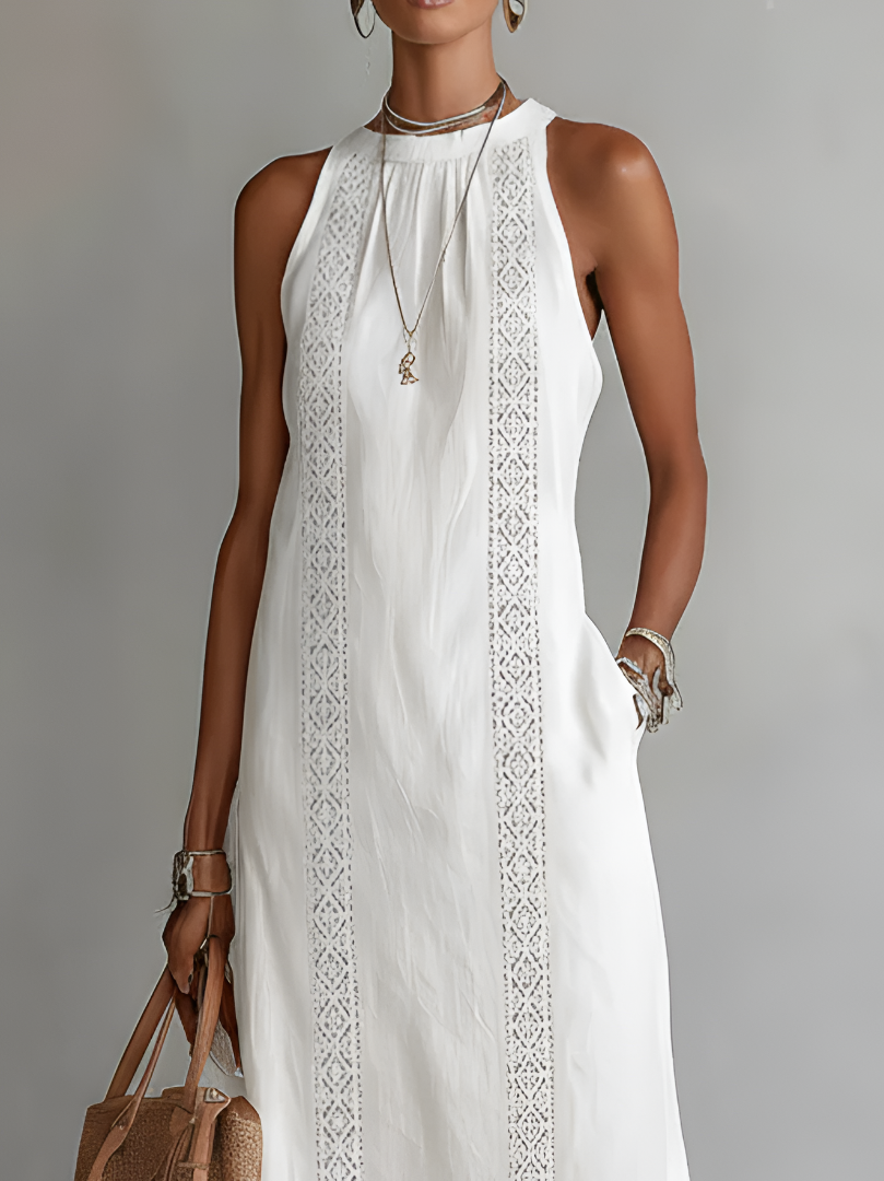 Jimena | Relaxed Embroidered Midi Dress