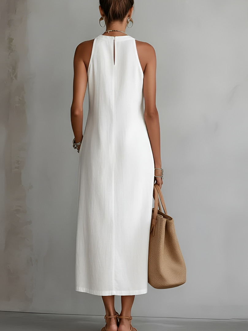 Jimena | Relaxed Embroidered Midi Dress