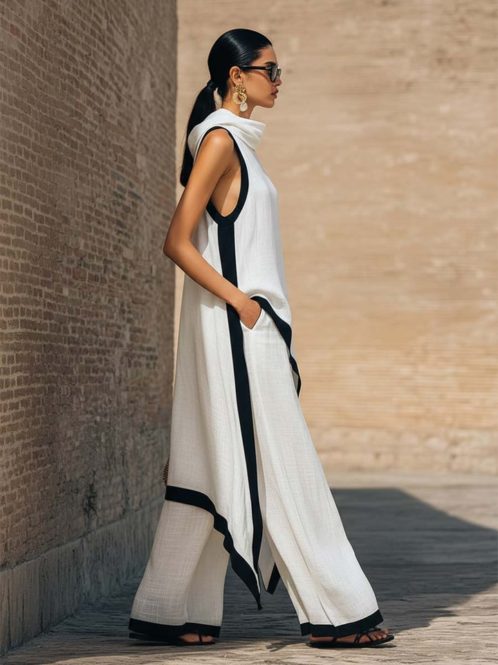 Alma|Elegant Linen and Cotton Set