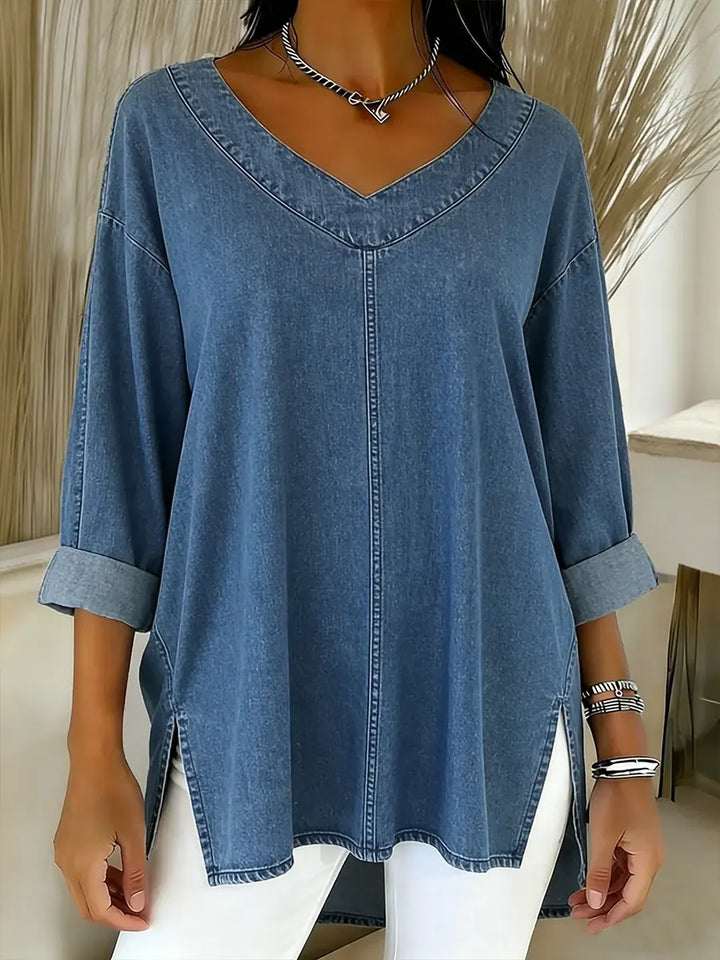 Maja - Eternal Denim Cotton T-Shirt