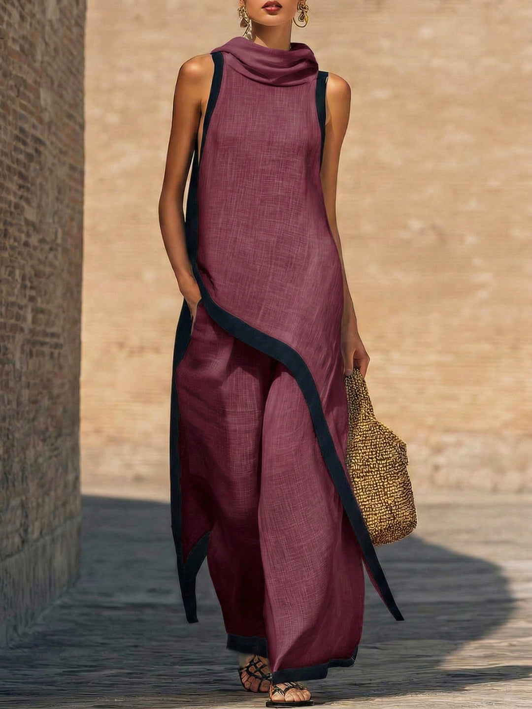 Alma|Elegant Linen and Cotton Set