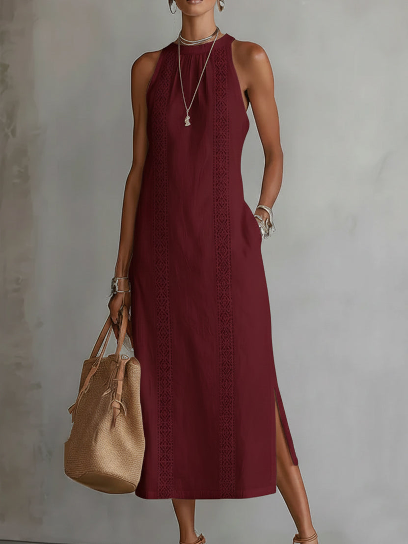 Jimena | Relaxed Embroidered Midi Dress