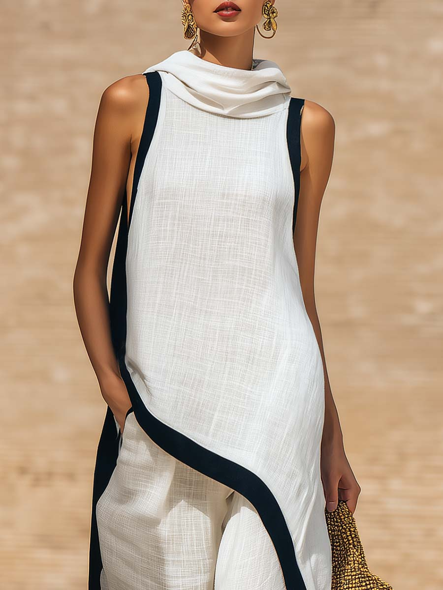 Alma|Elegant Linen and Cotton Set