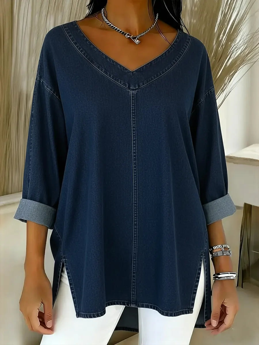 Maja - Eternal Denim Cotton T-Shirt