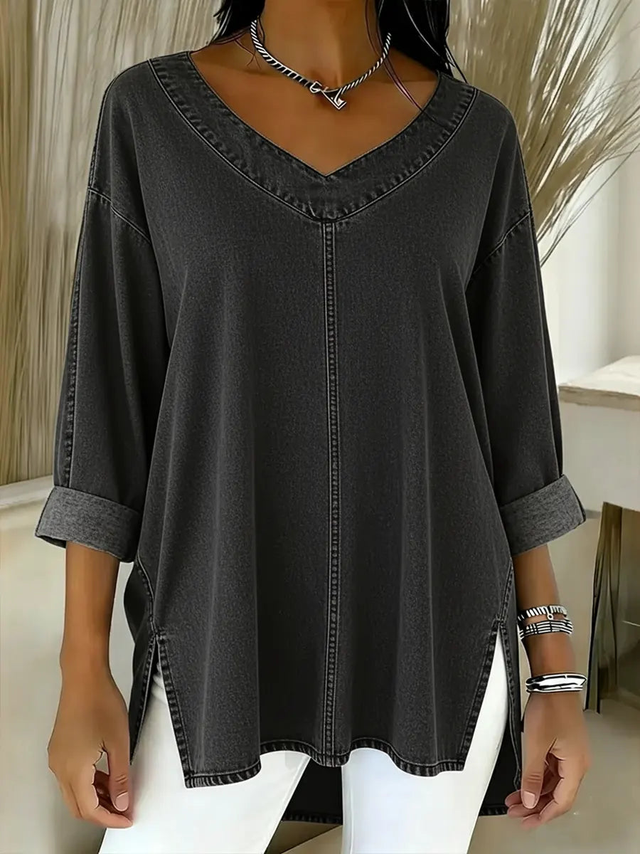 Maja - Eternal Denim Cotton T-Shirt