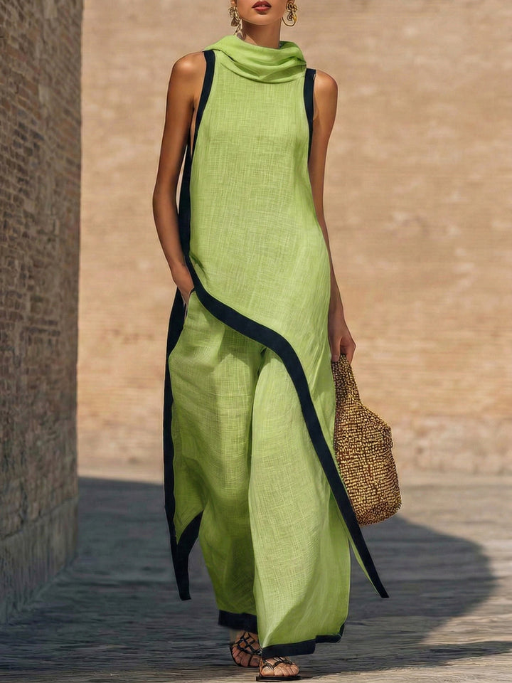 Alma|Elegant Linen and Cotton Set