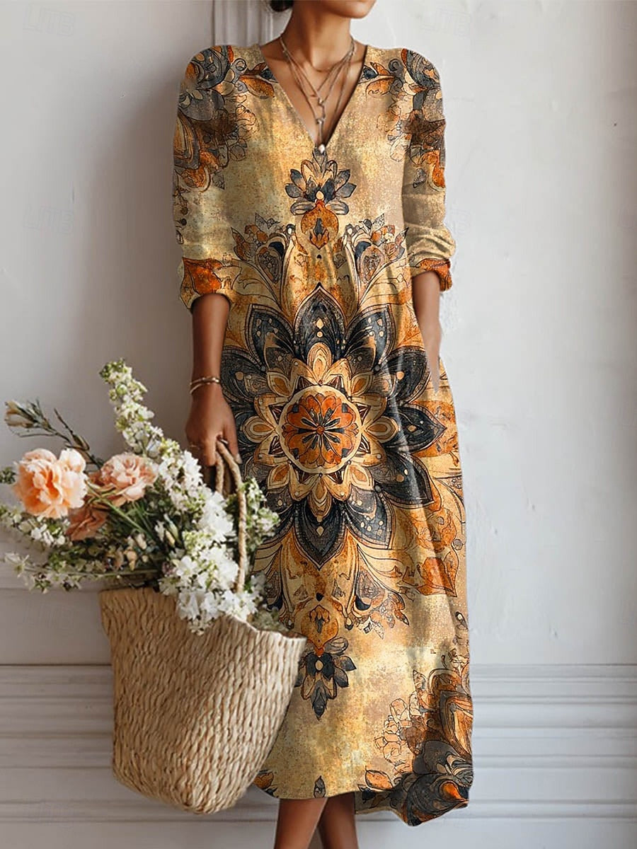 Delaney | Bohemian Long Dress