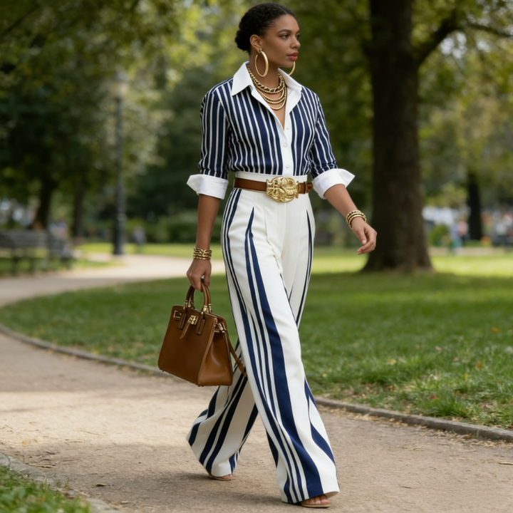 Atenas | Shirt and Wide Pants Set