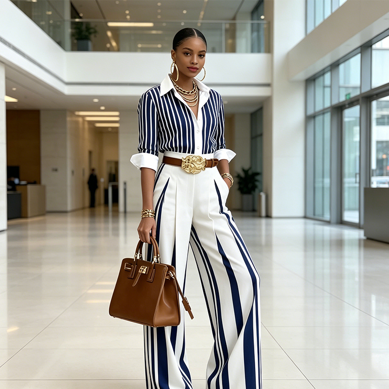 Atenas | Shirt and Wide Pants Set