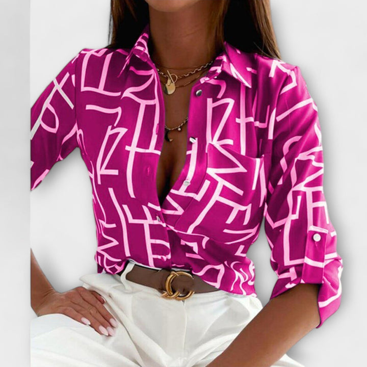 Romina | Classic Blouse with Collar
