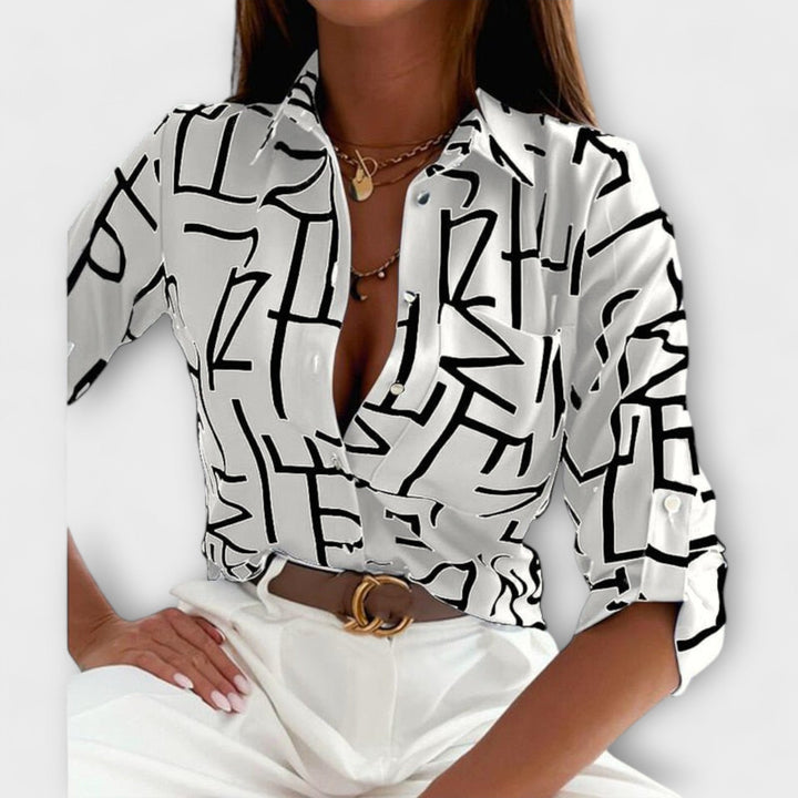 Romina | Classic Blouse with Collar