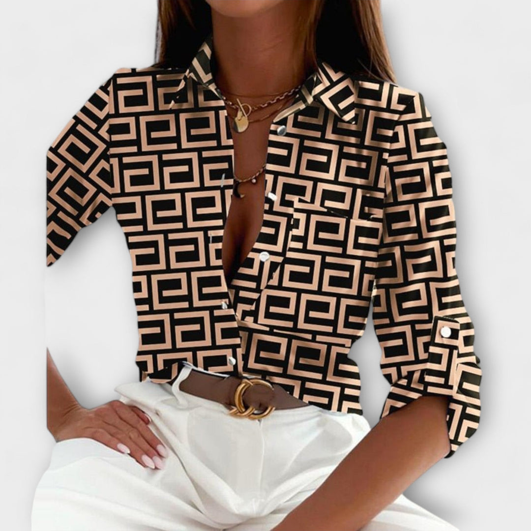 Romina | Classic Blouse with Collar