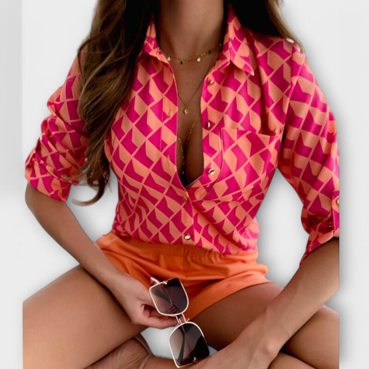 Romina | Classic Blouse with Collar